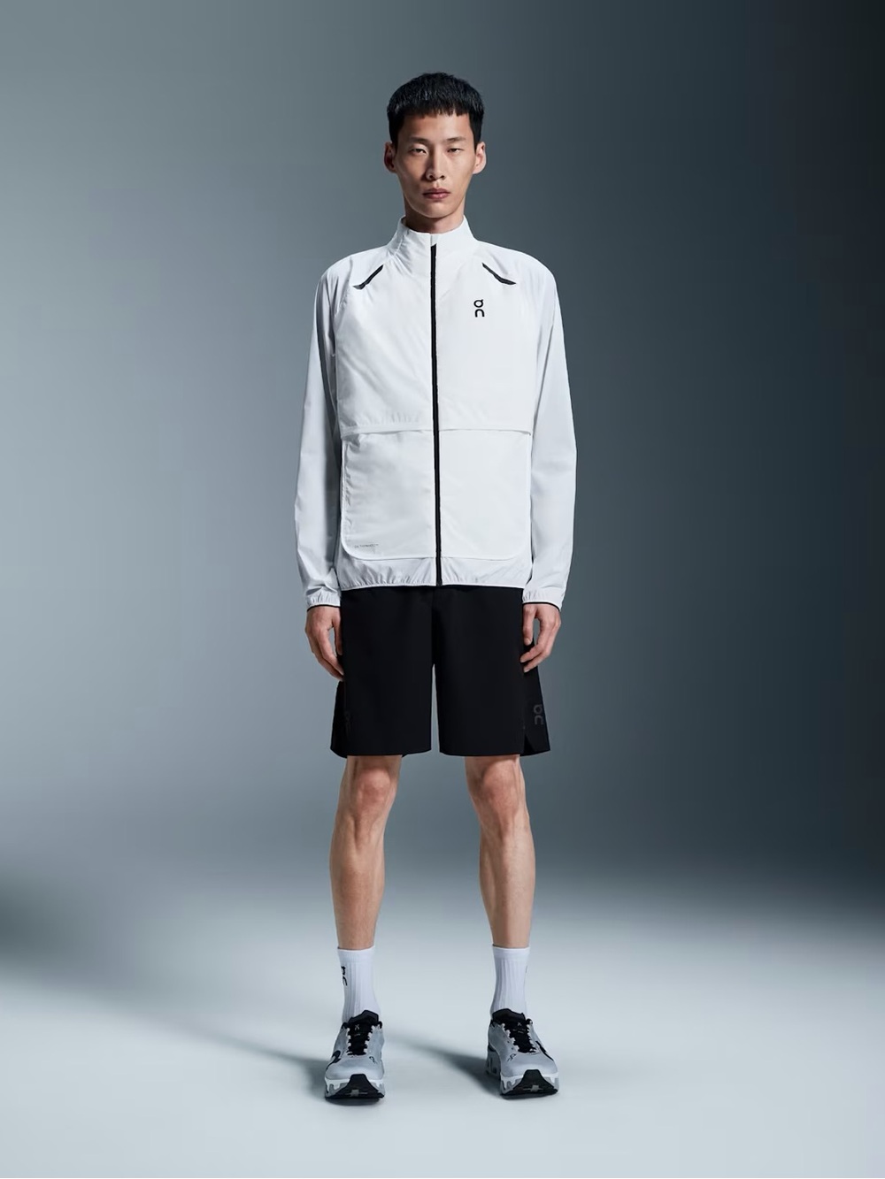 On Running White Men's Performance Running Jacket - Weather Jacket Insulated